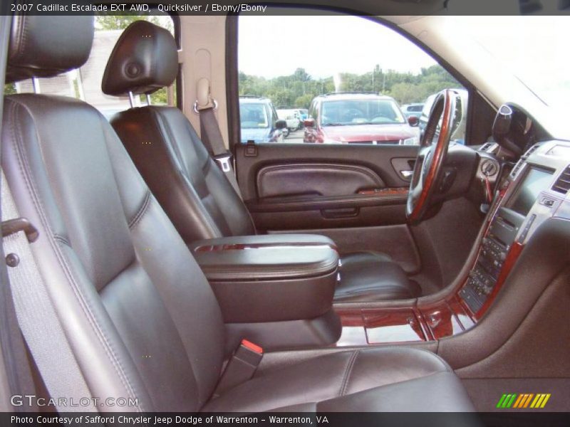Quicksilver / Ebony/Ebony 2007 Cadillac Escalade EXT AWD