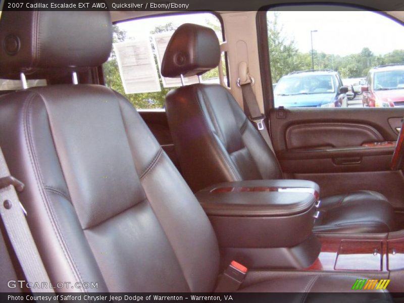 Quicksilver / Ebony/Ebony 2007 Cadillac Escalade EXT AWD