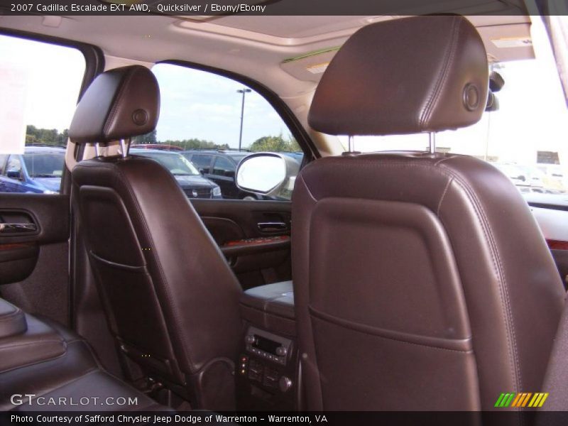 Quicksilver / Ebony/Ebony 2007 Cadillac Escalade EXT AWD