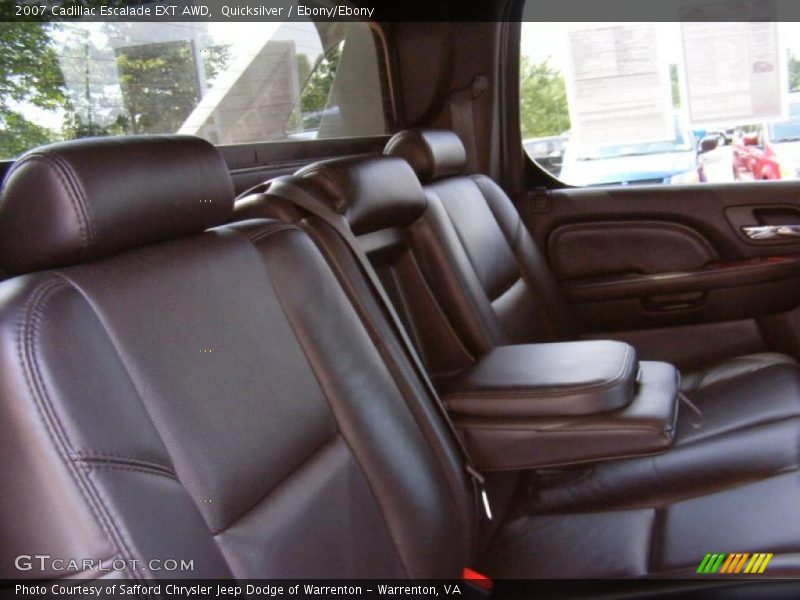 Quicksilver / Ebony/Ebony 2007 Cadillac Escalade EXT AWD