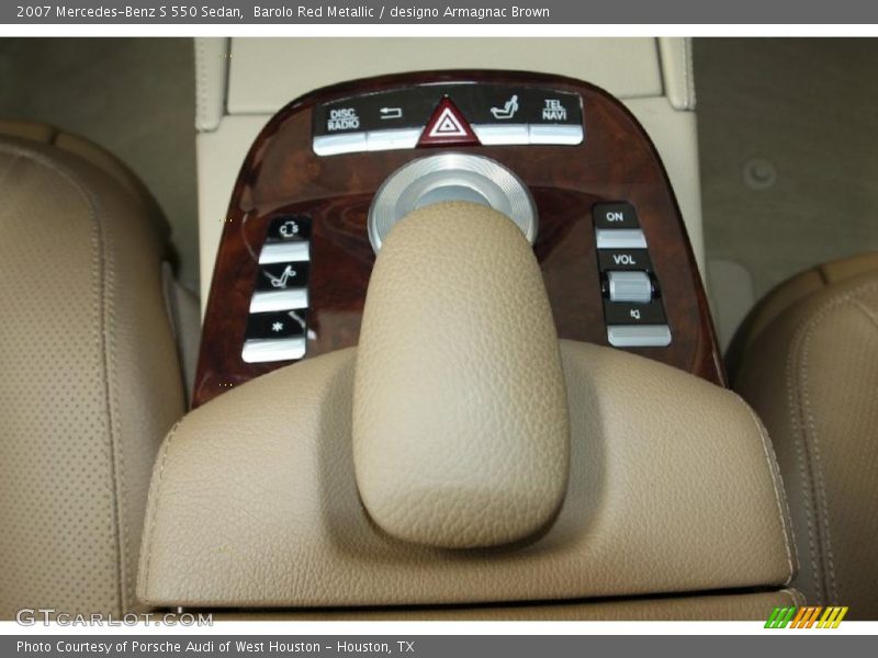 Barolo Red Metallic / designo Armagnac Brown 2007 Mercedes-Benz S 550 Sedan