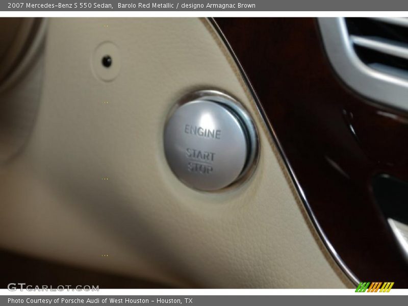 Barolo Red Metallic / designo Armagnac Brown 2007 Mercedes-Benz S 550 Sedan