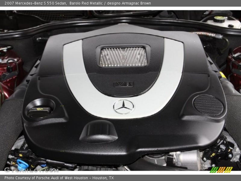 Barolo Red Metallic / designo Armagnac Brown 2007 Mercedes-Benz S 550 Sedan