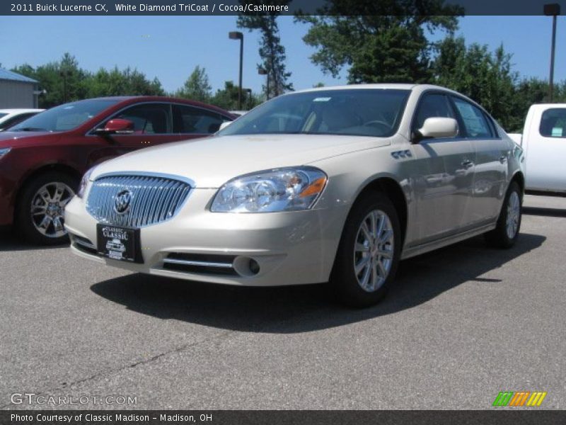 White Diamond TriCoat / Cocoa/Cashmere 2011 Buick Lucerne CX