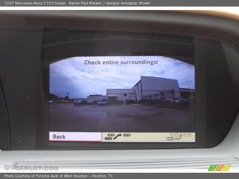 Barolo Red Metallic / designo Armagnac Brown 2007 Mercedes-Benz S 550 Sedan