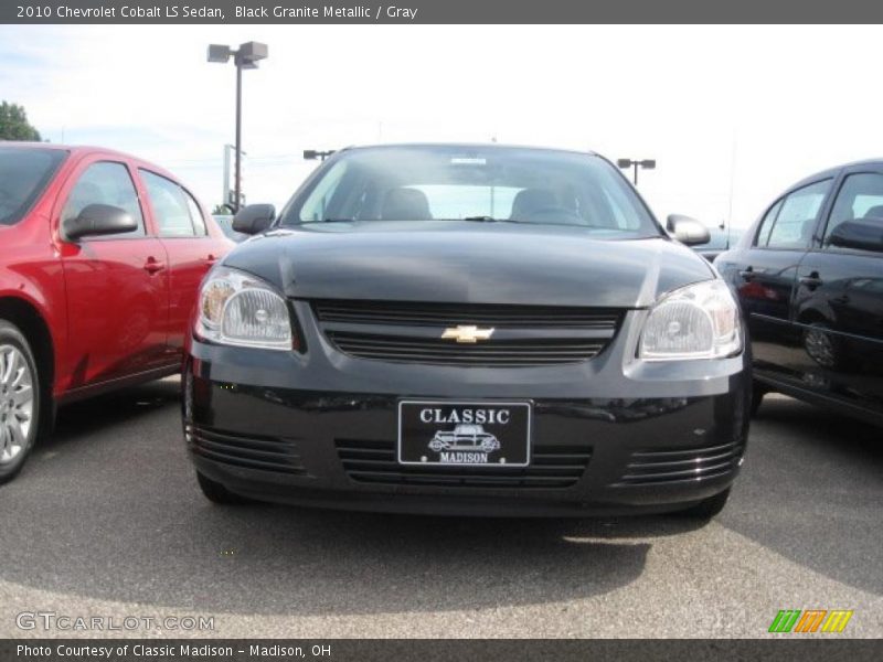 Black Granite Metallic / Gray 2010 Chevrolet Cobalt LS Sedan