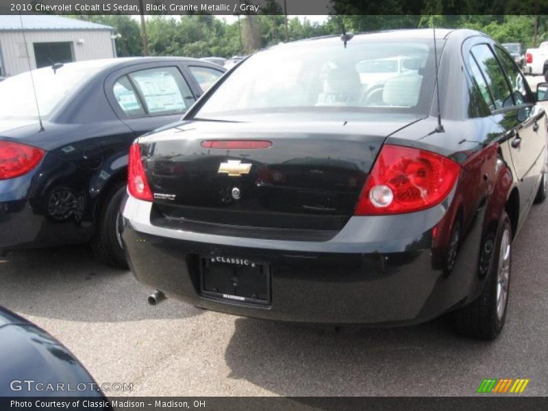 Black Granite Metallic / Gray 2010 Chevrolet Cobalt LS Sedan