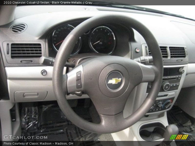 Black Granite Metallic / Gray 2010 Chevrolet Cobalt LS Sedan