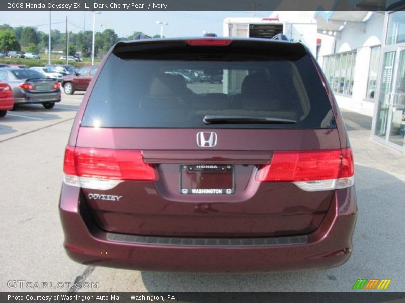 Dark Cherry Pearl / Ivory 2008 Honda Odyssey EX-L