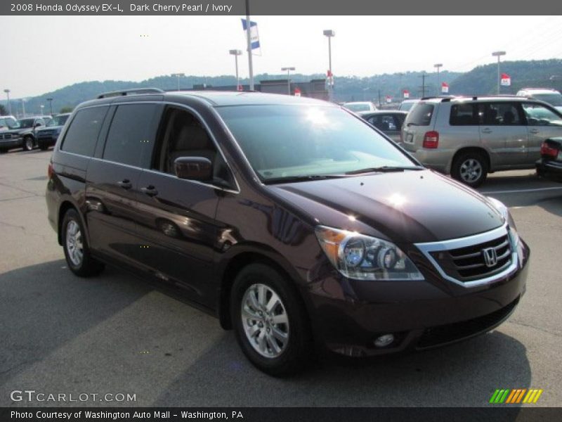 Dark Cherry Pearl / Ivory 2008 Honda Odyssey EX-L