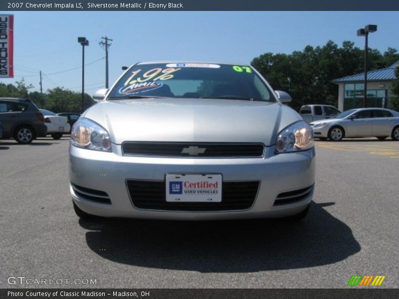 Silverstone Metallic / Ebony Black 2007 Chevrolet Impala LS