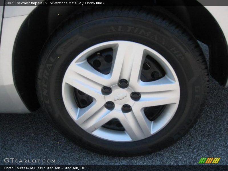 Silverstone Metallic / Ebony Black 2007 Chevrolet Impala LS