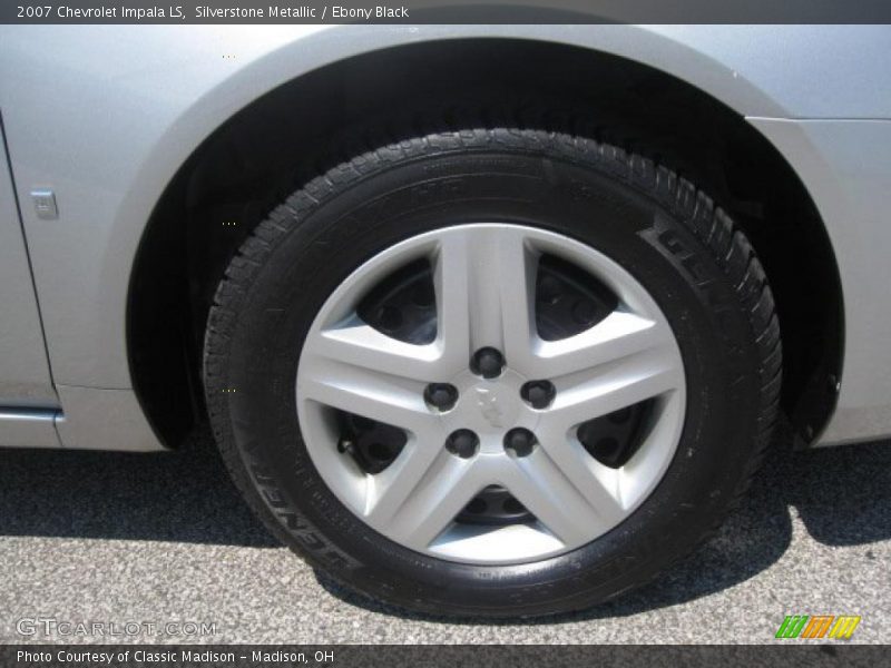 Silverstone Metallic / Ebony Black 2007 Chevrolet Impala LS