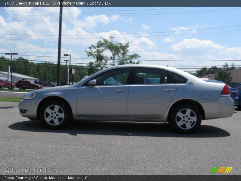 Silverstone Metallic / Ebony Black 2007 Chevrolet Impala LS