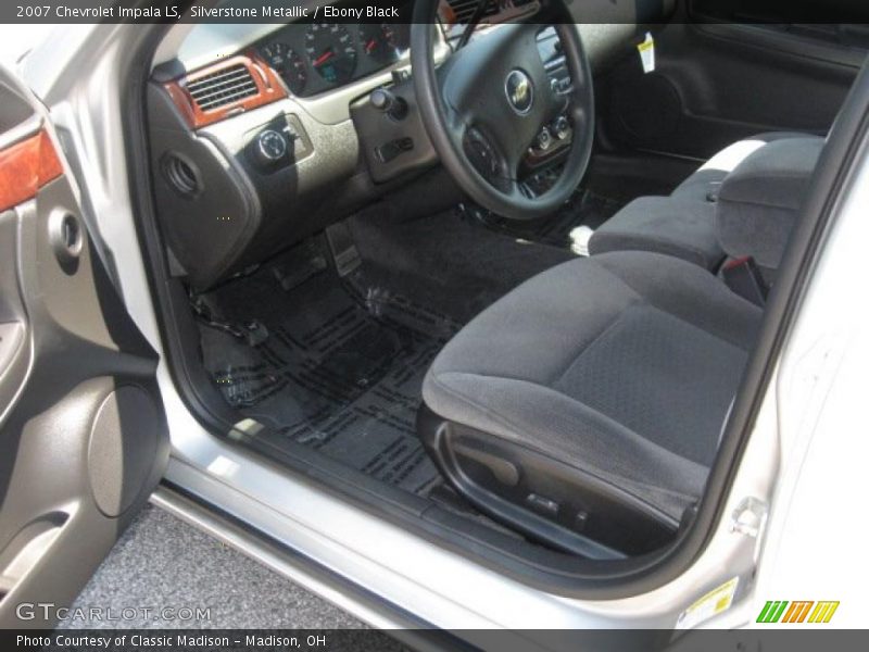 Silverstone Metallic / Ebony Black 2007 Chevrolet Impala LS