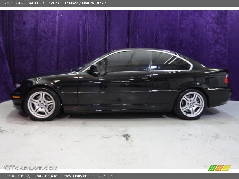 Jet Black / Natural Brown 2005 BMW 3 Series 330i Coupe
