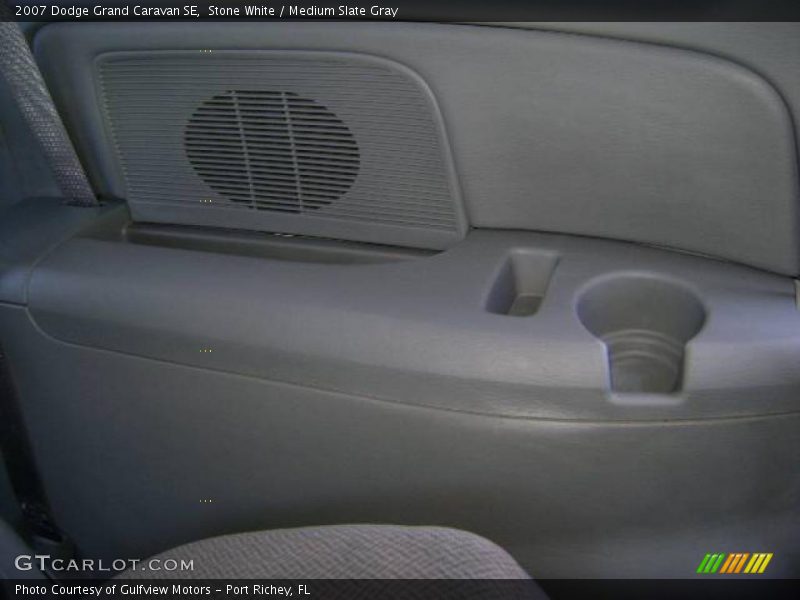 Stone White / Medium Slate Gray 2007 Dodge Grand Caravan SE