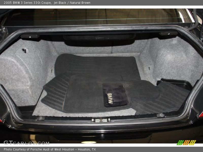 Jet Black / Natural Brown 2005 BMW 3 Series 330i Coupe