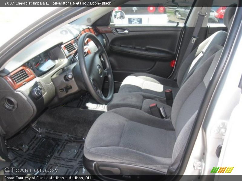 Silverstone Metallic / Ebony Black 2007 Chevrolet Impala LS