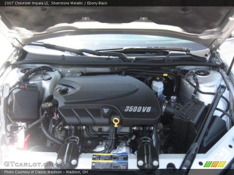Silverstone Metallic / Ebony Black 2007 Chevrolet Impala LS