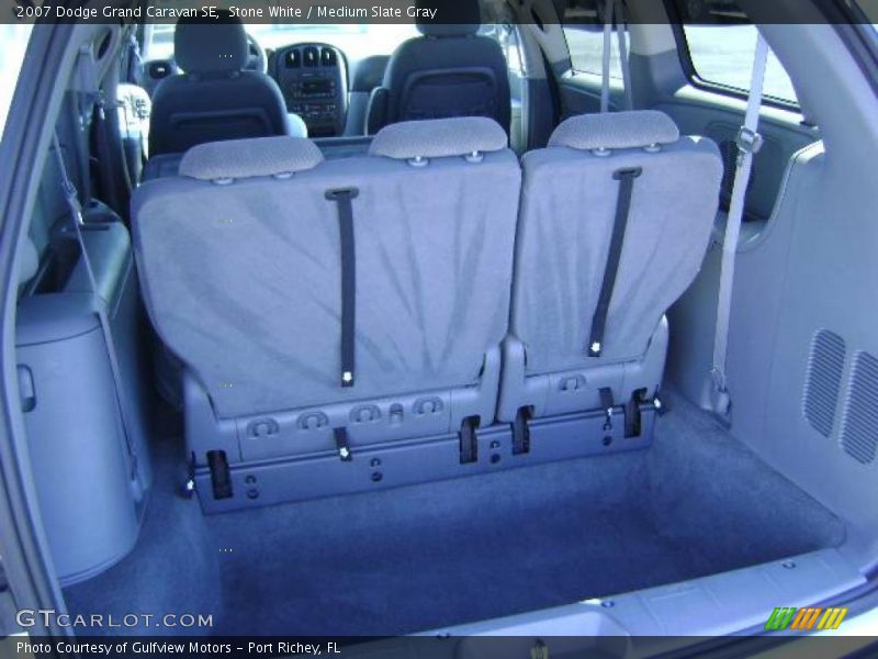 Stone White / Medium Slate Gray 2007 Dodge Grand Caravan SE