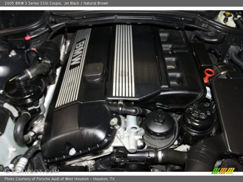 Jet Black / Natural Brown 2005 BMW 3 Series 330i Coupe