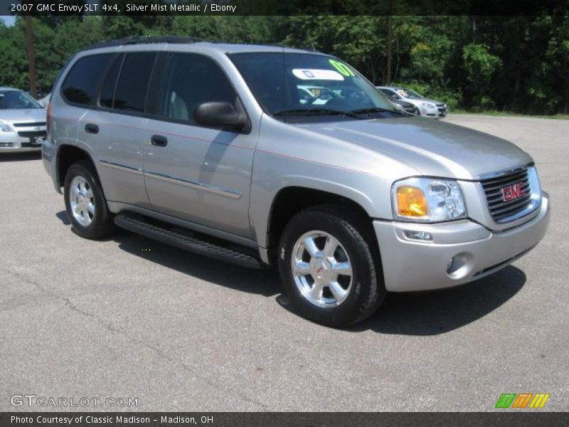 Silver Mist Metallic / Ebony 2007 GMC Envoy SLT 4x4