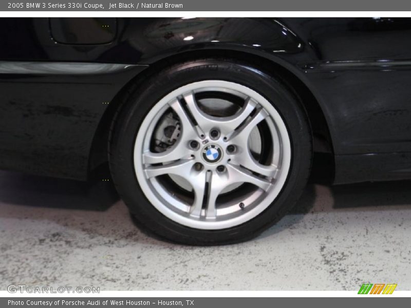 Jet Black / Natural Brown 2005 BMW 3 Series 330i Coupe