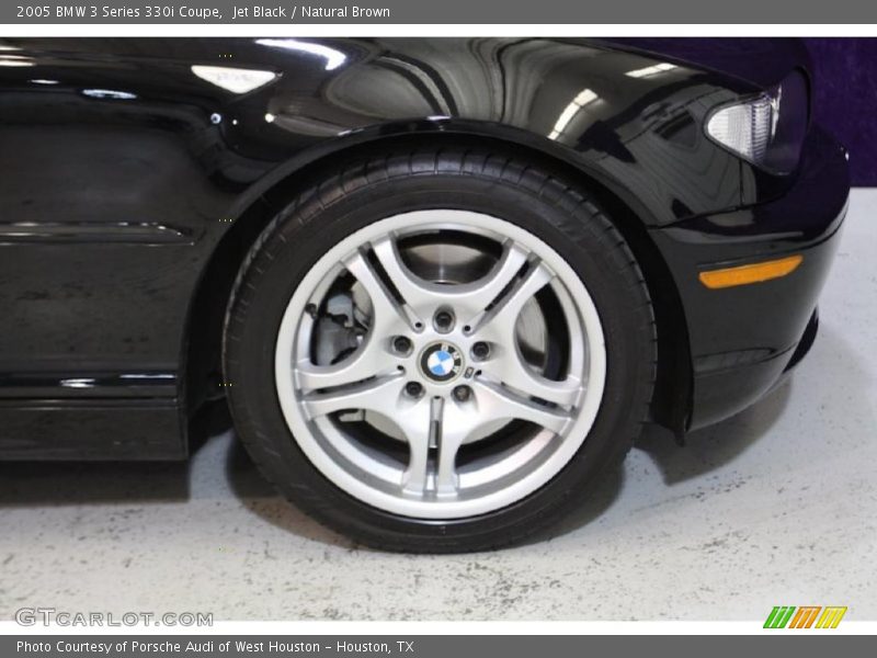 Jet Black / Natural Brown 2005 BMW 3 Series 330i Coupe