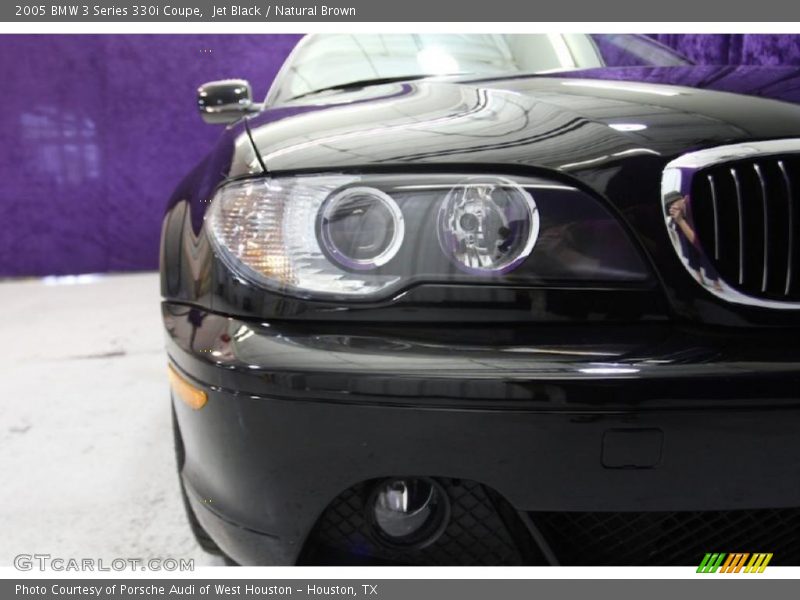 Jet Black / Natural Brown 2005 BMW 3 Series 330i Coupe
