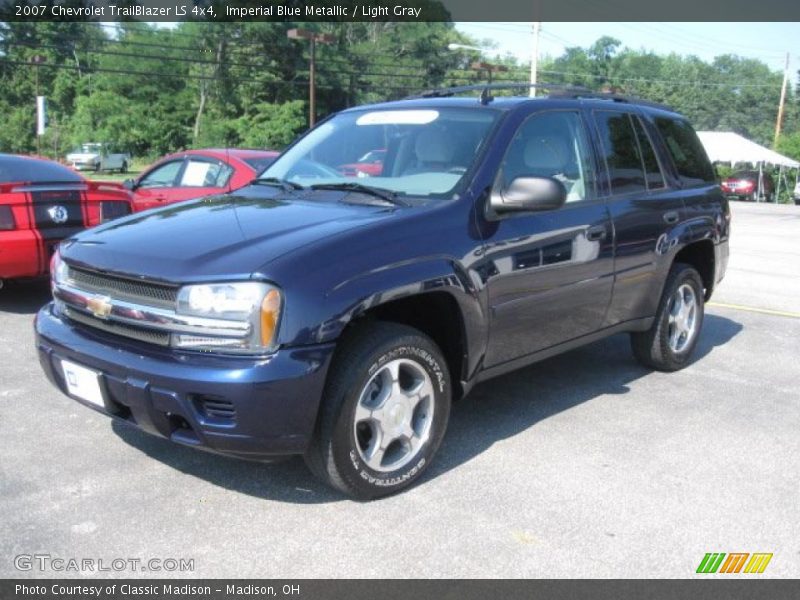 Imperial Blue Metallic / Light Gray 2007 Chevrolet TrailBlazer LS 4x4