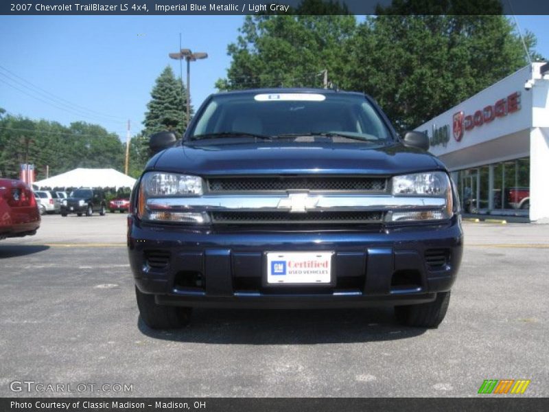 Imperial Blue Metallic / Light Gray 2007 Chevrolet TrailBlazer LS 4x4