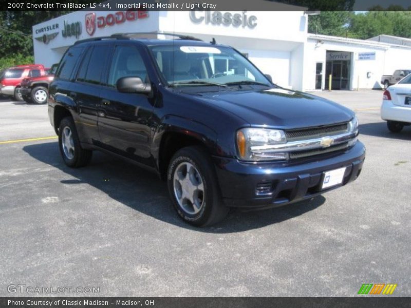 Imperial Blue Metallic / Light Gray 2007 Chevrolet TrailBlazer LS 4x4