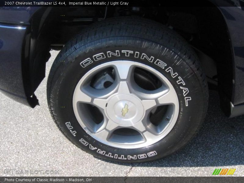 Imperial Blue Metallic / Light Gray 2007 Chevrolet TrailBlazer LS 4x4