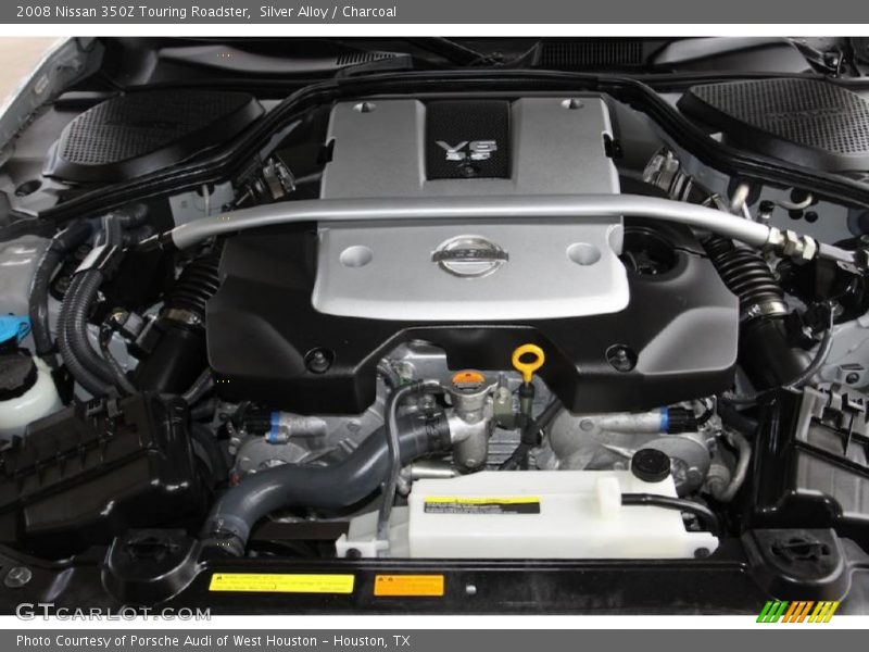 Silver Alloy / Charcoal 2008 Nissan 350Z Touring Roadster