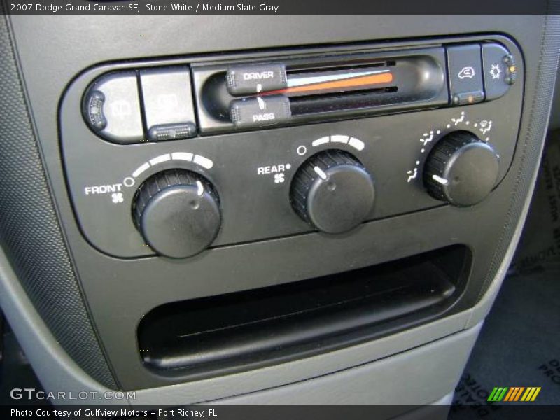 Stone White / Medium Slate Gray 2007 Dodge Grand Caravan SE