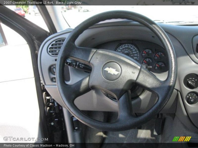 Black / Light Gray 2007 Chevrolet TrailBlazer LS 4x4