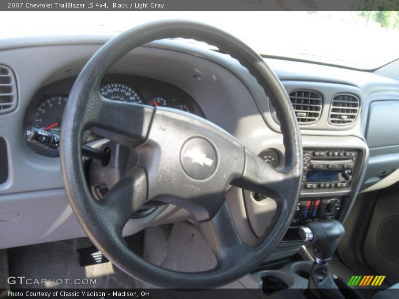 Black / Light Gray 2007 Chevrolet TrailBlazer LS 4x4