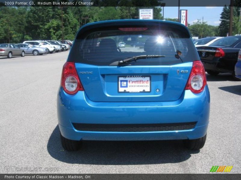 Medium Blue Metallic / Charcoal 2009 Pontiac G3