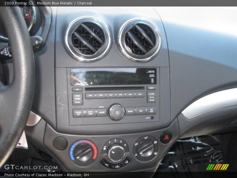 Medium Blue Metallic / Charcoal 2009 Pontiac G3