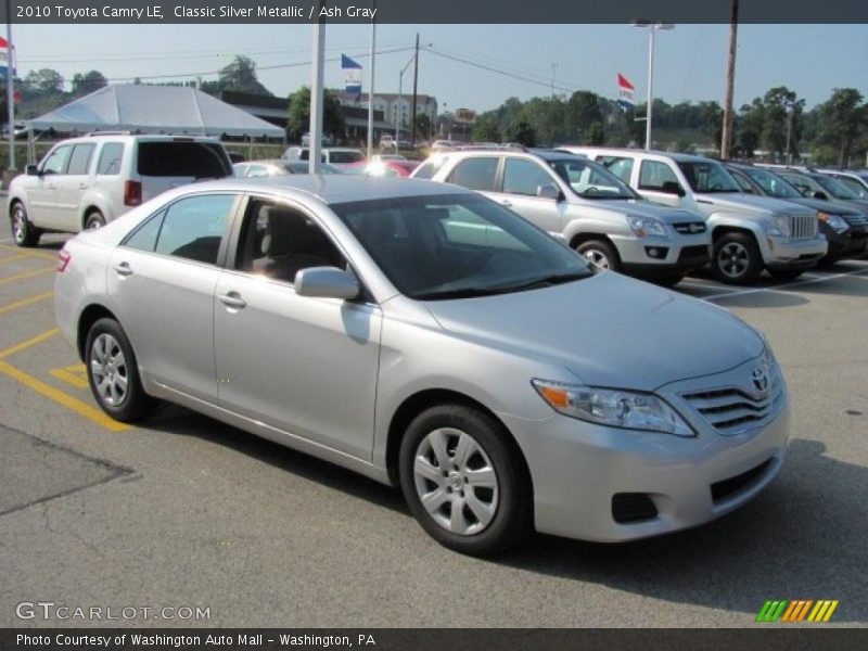 Classic Silver Metallic / Ash Gray 2010 Toyota Camry LE