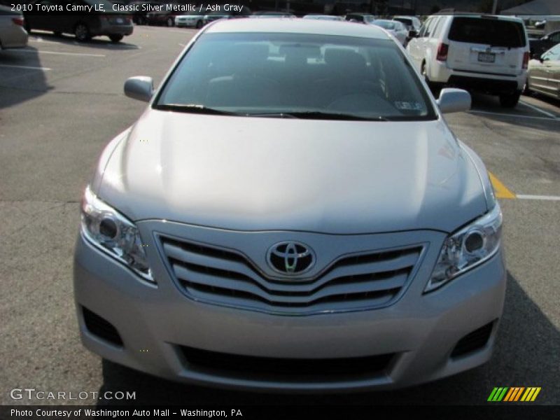 Classic Silver Metallic / Ash Gray 2010 Toyota Camry LE