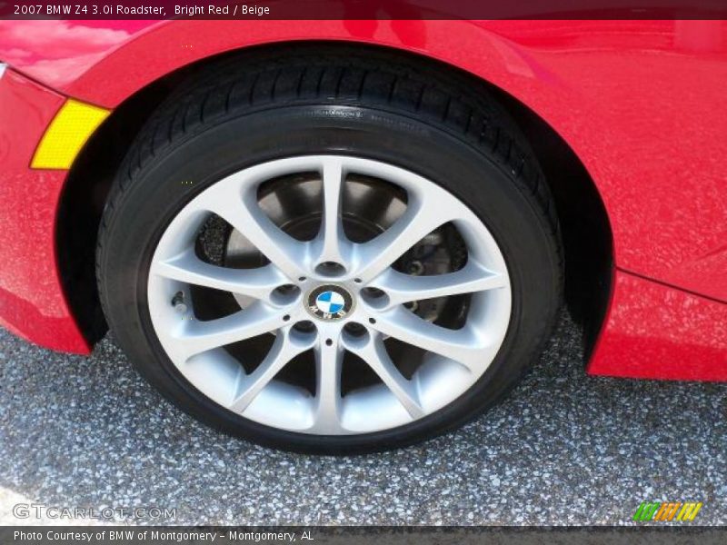 Bright Red / Beige 2007 BMW Z4 3.0i Roadster