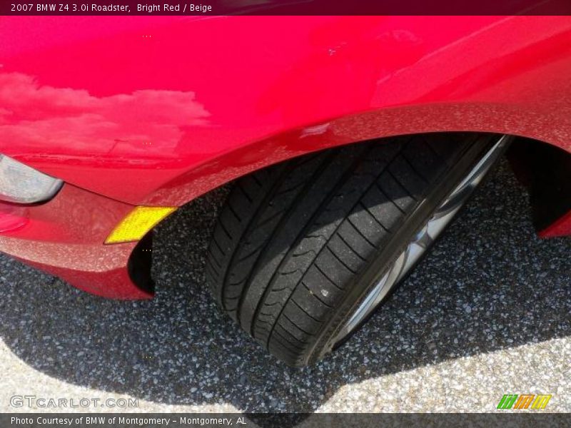 Bright Red / Beige 2007 BMW Z4 3.0i Roadster