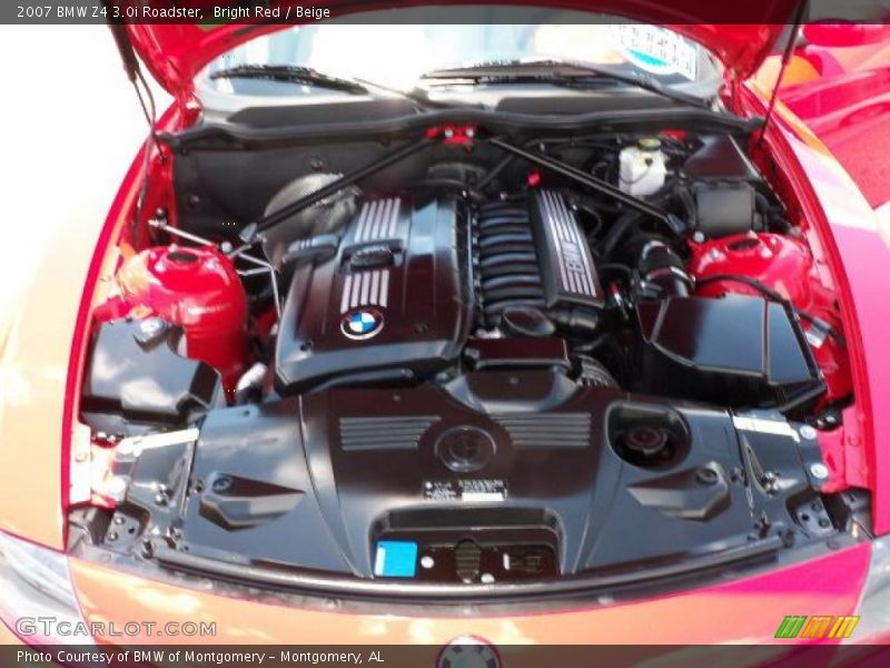 Bright Red / Beige 2007 BMW Z4 3.0i Roadster