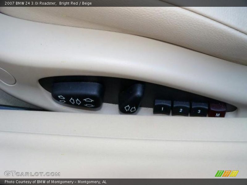 Bright Red / Beige 2007 BMW Z4 3.0i Roadster
