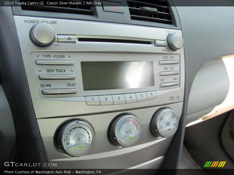 Classic Silver Metallic / Ash Gray 2010 Toyota Camry LE