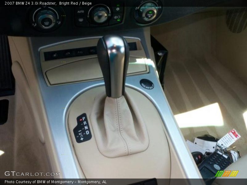 Bright Red / Beige 2007 BMW Z4 3.0i Roadster