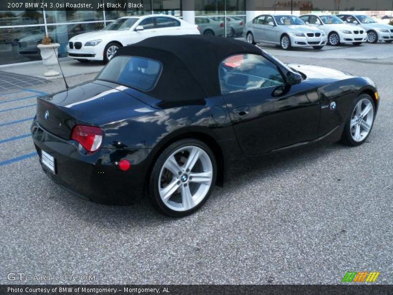 Jet Black / Black 2007 BMW Z4 3.0si Roadster