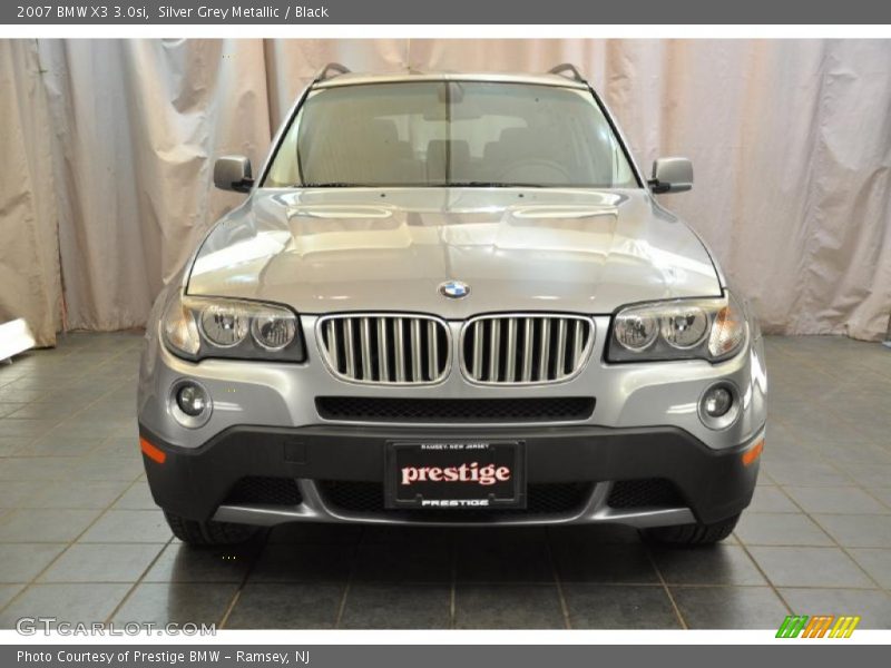 Silver Grey Metallic / Black 2007 BMW X3 3.0si